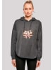 F4NT4STIC Oversized Hoodie Osterei Nest Korb Dekor in charcoal