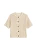 Marc O'Polo Kurzarm-Cardigan loose in sandy melange