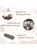 COSTWAY 5 in 1 Beistellbett klappbar in Braun