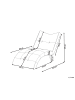 Beliani Chaiselongue QUILLY in Grün/Schwarz - (W) 83 x (H) 97 x (L) 153 cm
