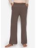 SASSYCLASSY Strickhose mit Kaschmir in Taupe