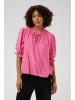 Kaffe Kurzarm-Bluse KAlufia Loose fit in Pink Power