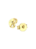 Alexander York Ohrringe, Ohrstecker KATZE cut-out Design in Gold, 2-tlg.