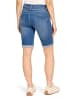 CARTOON Jeans-Shorts mit Stickerei in Blau