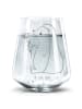 Mr. & Mrs. Panda Gravur Glas Igel Blumen ohne Spruch in Transparent