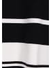 DreiMaster Maritim Women Skirt in black white stripe