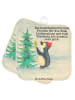 Mr. & Mrs. Panda 2er Set Topflappen Pinguin Weihnachtsbaum Desig... in Weiß