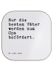 Mr. & Mrs. Panda Untersetzer Nur die besten Väter... mit Spruch in Weiß