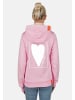 Salzhaut Sweatjacke SÖÖTE - HERZ RÜCKEN in Rosé