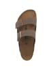 Birkenstock Sandale Arizona Birko-Flor Nubuk normal in braun