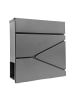 relaxdays Briefkasten in Anthrazit - (B)37 x (H)37 x (T)11 cm