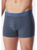 Schiesser Retro Short / Pant 95/5 Cotton in Dunkelblau / hellblau