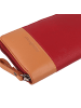 Greenburry Nappa Geldbörse RFID Schutz Leder 19.5 cm in red-tan