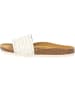 palado Pantoletten in bianco/oro (7cm)