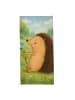 Mr. & Mrs. Panda Saunatuch Igel Blumen Design ohne Spruch in Gelb Pastell