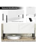 COSTWAY Sideboard Holz 70 x 37 x 78 cm in Weiß