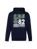 OLDSKULL Kapuzensweater Retro Japan Island in Navy