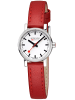 Mondaine Damen-Armbanduhr evo2 Rot 26 mm