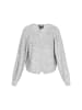DreiMaster Women Cardigan in grey melange