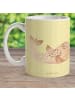 Mr. & Mrs. Panda Kindertasse Robbe Liegen ohne Spruch in Gelb Pastell