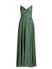 Vera Mont Abendkleid mit Wasserfallausschnitt in Light Aventurine