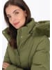 Usha Women Coat in olive