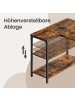 VASAGLE Computertisch Barnet in Braun - (B)120 x (H)76 x (T)80 cm