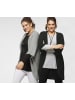 FLASHLIGHTS Strickjacke in grau/schwarz
