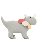 Crochetts XXL Triceratops-Kuscheltier in Grau – (B)90 x (H)65 x (T)36 cm