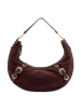 Les Visionnaires Enya Schultertasche Leder 46 cm vinyard red