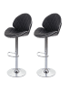 MCW 2er-Set Barhocker F15, Schwarz