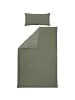Erwin Müller Perkal Wendebettwäsche in oliv-jade