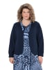 Ulla Popken Sweatjacke in marine