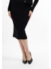 faina Damen Strickrock in schwarz