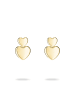 Tamaris Ohrringe Bold Hearts in gold