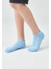SNOCKS Kinder Sneaker Socken aus Bio-Baumwolle in Blau