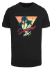 F4NT4STIC T-Shirt California Palmen Retro in schwarz