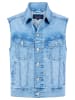 Paddock's Jeansweste in light blue stone