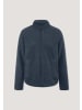 Hessnatur Wollfleece Jacke in dunkles petrol