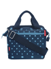 KLICKfix reisenthel Roomy 4 - Lenkertasche 24 cm (leo nero) in mixed dots blue