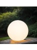 Licht-Erlebnisse Wegeleuchte Ø 45 x (H)40 cm in Weiß