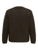 ONLY Carmakoma Strickpullover in Coffee Bean
