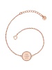 Glanzstücke München Armband Live Laugh Love Sterling Silber in roségold