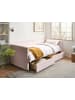 Beliani Tagesbett MARRAY in Rosa - (W) 98 x (H) 70 x (L) 214 cm