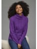 Kangaroos Rollkragenpullover in lila melange