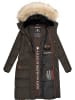 Marikoo Steppmantel Schneesternchen in Anthracite