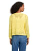 Betty Barclay Casual-Strickjacke mit Effektgarn in Gelb