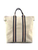 Florence Cityrucksack Leder, Canvas ca. 43cm breit ca. 39cm hoch