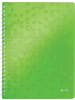 Leitz Collegeblock Wow A4 PP liniert holzfrei 80 Blatt grün