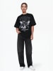 trueprodigy Oversize-Shirt Yuki F in Schwarz